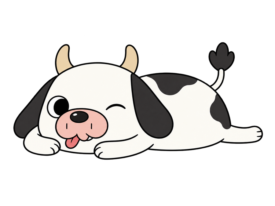 Clarus lying down