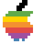 Classic pixel Apple